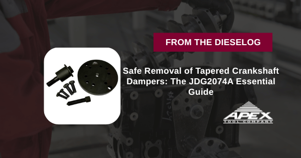 Safe Removal of Tapered Crankshaft Dampers: The JDG2074A Essential Guide